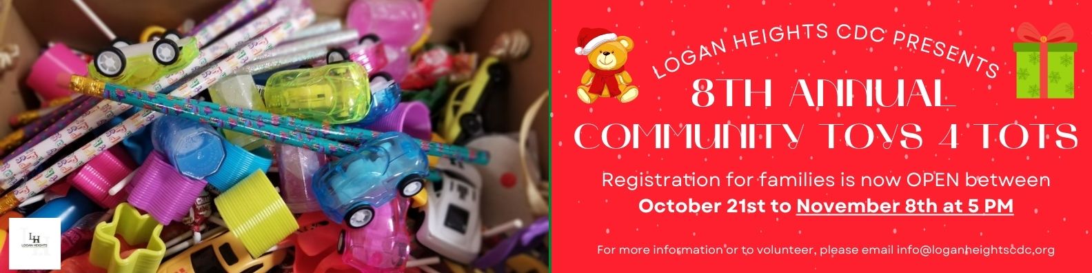 Logan Heights CDC 8th Annual Community Toys 4 Tots